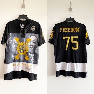 Smith & Graham MLK / Malcolm X Shirt I Have A Dream Preowned Medium